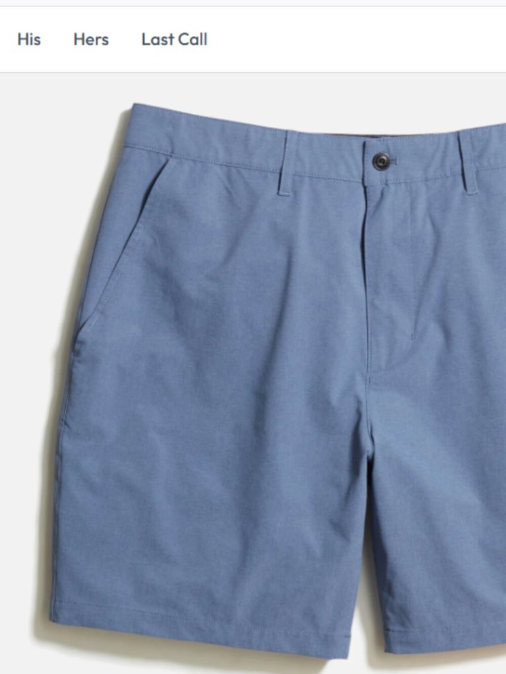 Marine Layer - 7" Hybrid Short Vintage Indigo (Size 30 Waist)